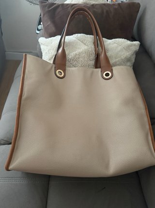 Bolso Tous Beige y Marrón