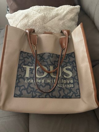 Bolso Tous Beige y Marrón