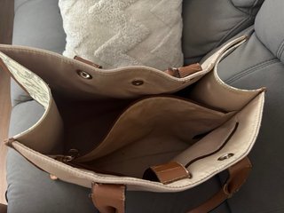 Bolso Tous Beige y Marrón