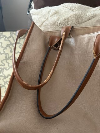 Bolso Tous Beige y Marrón