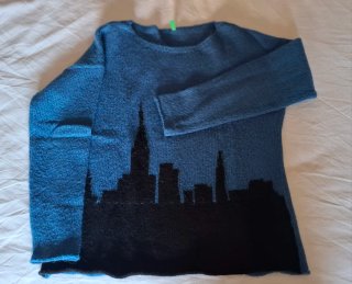 Jersey Benetton Azul Talla L