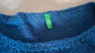 Jersey Benetton Azul Talla L