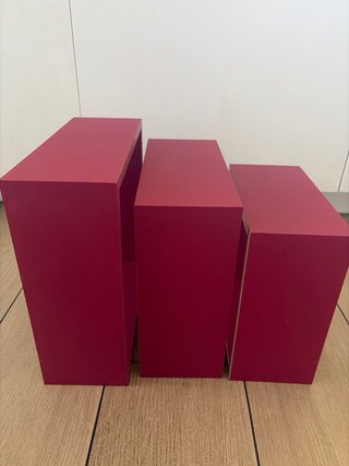 Cubos estanteria rosa