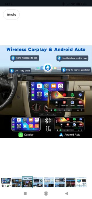Radio Android para Coche Mazda 3