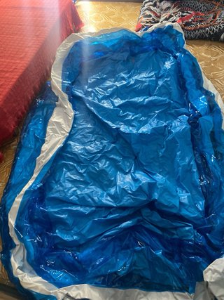 Piscina hinchable grande + inflador
