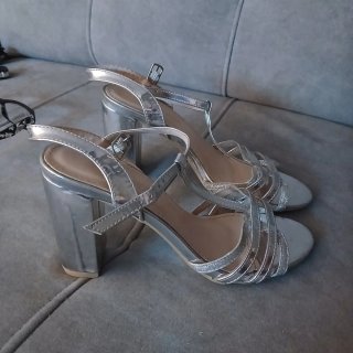 Tacones Plata Fiesta