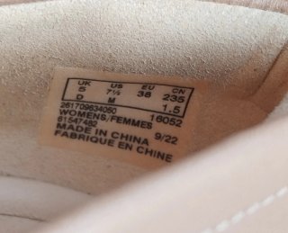 Zapatos Clarks Beige Mujer Talla 38