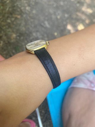 Reloj Royca Lady Cuarzo Negro/Dorado