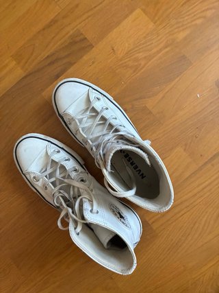 Converse All Star Plataforma Blancas