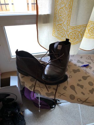 Botas de cuero marrones