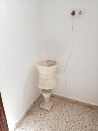 Lámpara de pie de mármol