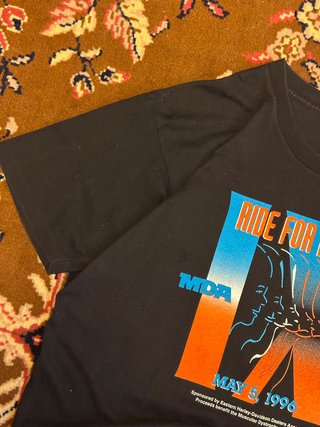 Camiseta Harley Davidson Ride for Life IX 1996 USA