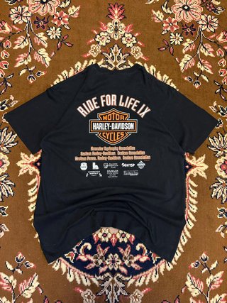 Camiseta Harley Davidson Ride for Life IX 1996 USA