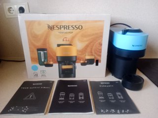 Cafetera Nespresso Vertuo Azul