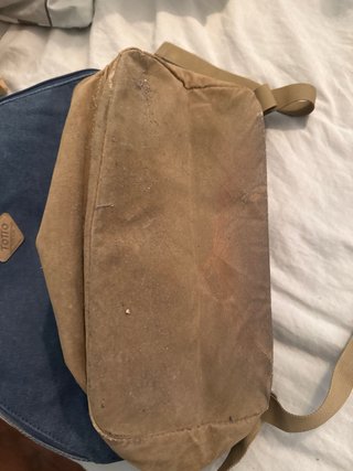 Mochila Totto Azul y Beige
