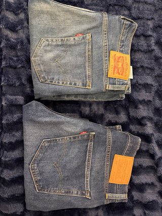 Lote 4 Vaqueros Levi's y American Eagle Slim