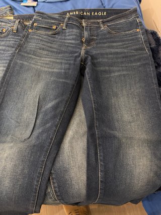 Lote 4 Vaqueros Levi's y American Eagle Slim