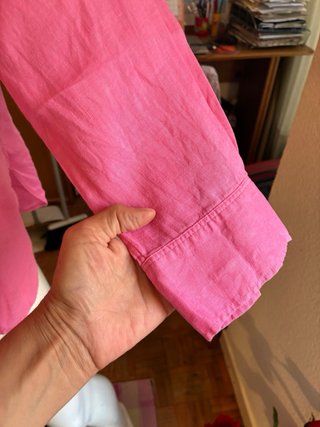 Blusa Lino Rosa Intenso Talla 40