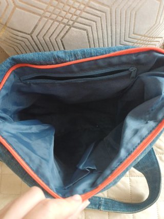 Bolso vaquero con adornos