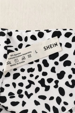 Bikini SHEIN estampado animal print Talla L