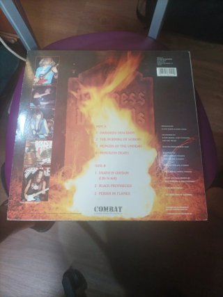 Vinilo Dark Angel Darkness Descends 1ª Ed 1986