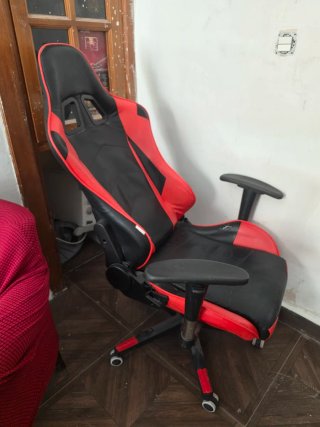 Silla Gaming Roja y Negra