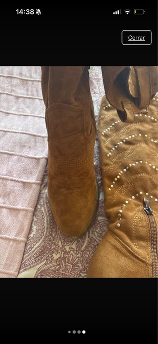 Botas cowboy festivaleras marrones