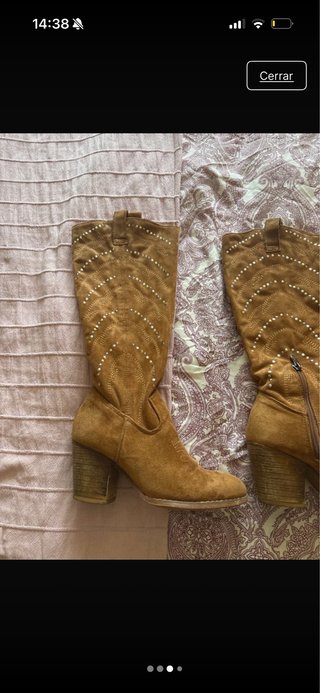 Botas cowboy festivaleras marrones
