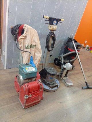 Maquinaria profesional para parquet
