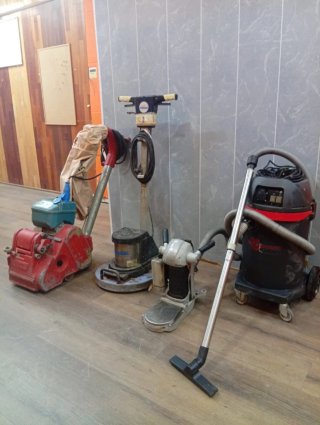Maquinaria profesional para parquet