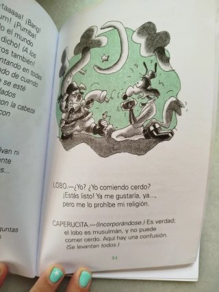 ¡Te pillé, Caperucita!