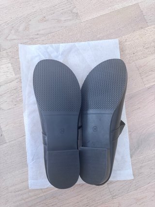 Zapatos negros de piel