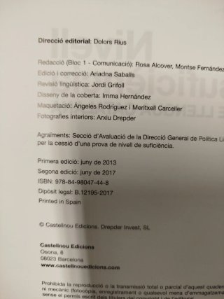Llibre de preparació per al C1 de català