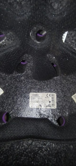 Set Patines Oxelo, Casco y Rodilleras Morado