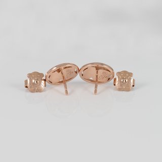 Pendientes Tous de plata vermeil rosa y amazonita