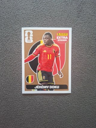 Cromos Mundial Jérémy Doku Panini Extra