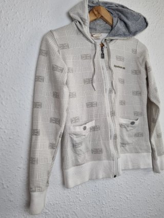 Reebok Sudadera con Cremallera y Capucha