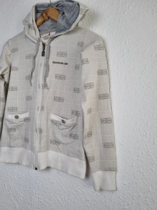 Reebok Sudadera con Cremallera y Capucha