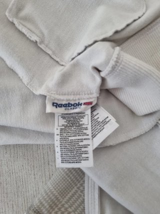 Reebok Sudadera con Cremallera y Capucha