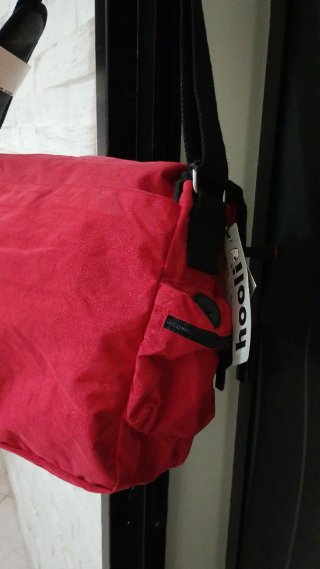 Borsone Hooli Unisex Rosso e Nero