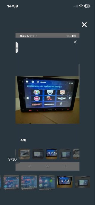 Pantalla de Infoentretenimiento/Radio Atoto F7.