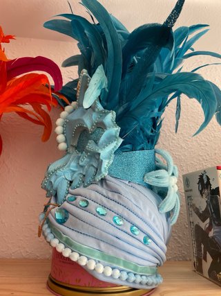 Gorro Carnaval Diente de Sable Azul