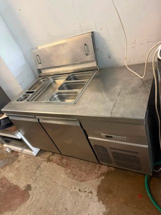 Bajomostrador Refrigerado Acero Inoxidable