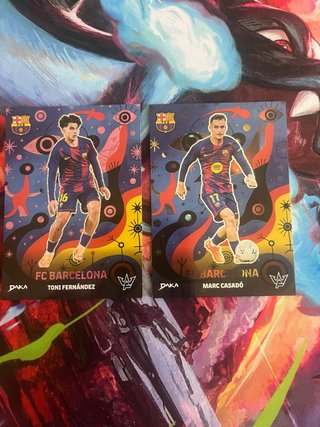 Lote Daka FC Barcelona Toni Fernández Marc Casadó