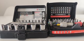 Juego puntas y vasos WÜRTH BitBox + regalo