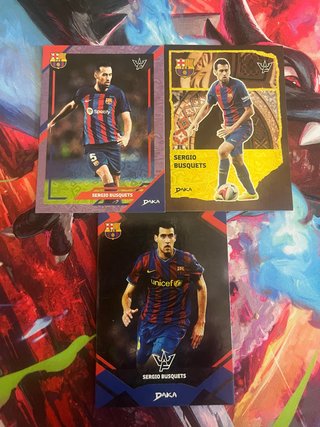 Lote Tarjetas Sergio Busquets Daka