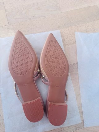 Zapatos planos destalonados con tachuelas(2 USO!)