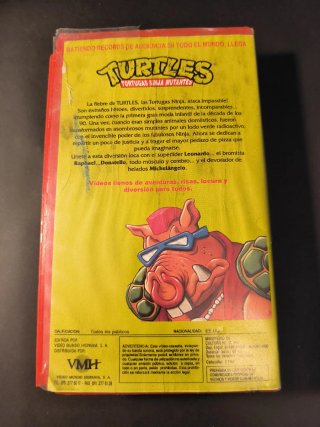 Tortugas Ninja Mutantes VHS