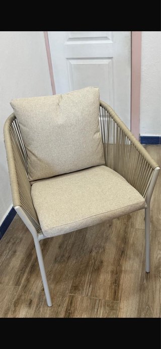 Silla Jysk Beige/Marrón