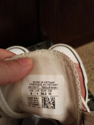 Converse rosas altas